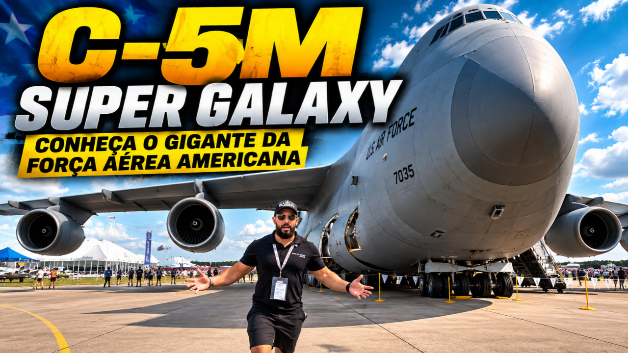 CONHEÇA O AVIÃO MILITAR C-5M